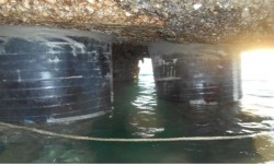 Finish pile jacketing for Mooring Dolphin 2